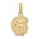 10K Yellow Gold Textured Boy charm