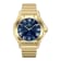 Oceanaut Women's Rayonner Blue Dial, Blue Bezel, Yellow Stainless Steel Watch