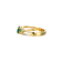 Green And White Cubic Zirconia 18K Gold Over Sterling Silver Ring 2.27ctw