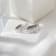 White Cubic Zirconia Platinum Over Sterling Silver Hoops 7.00ctw