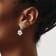 Rhodium Over Sterling Silver White Freshwater Cultured Pearl CZ Flower
Post Earrings