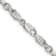 Sterling Silver 4mm Diamond-cut Rolo Chain Bracelet