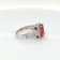2.48 Ctw Rhodochrosite and 0.72 Ctw White Diamond Ring in 14K WG
