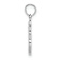 Rhodium Over 14k White Gold Polished Script Letter F Initial Pendant