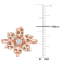 2.37ctw Morganite And Diamond Accent 10k Rose Gold Floral Ring