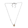 Sterling Silver Pear Shape Citrine and White Zircon Necklace 1.73ctw