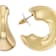 Sculptural Gold-Tone Hoop Earring Set Of 5