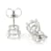 Lab-Grown Diamond Stud Earrings In 14K White Gold 3.00ctw