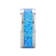 QUASAR Tungsten Wedding Band with Blue Green Opal Inlay 10mm