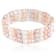 6-7mm Multicolor Cultured Freshwater Pearl Silver  Bracelet
