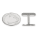 Rhodium Over Sterling Silver LogoArt Penn State University Cuff Links