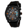 Oceanaut Men's Kryptonite Black/Gray Dial with Orange Accents, Black
Rubber Strap Watch