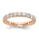 14K Rose Gold Lab Grown Diamond SI+, H+, Eternity Band