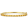 Oval Citrine 18k Yellow Gold Over Sterling Silver Bangle Bracelet 6.75ctw