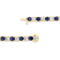 6.25ctw Sapphire and Diamond Bracelet in 14k Yellow Gold