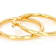Classic Polished Hoop Earrings In 18K Gold Over Sterling Silver