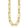 14K Yellow Gold Fancy Oval link 34-inch Necklace