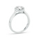 1.00ct Lab Grown Diamond Bezel Set Ring in 14k White Gold