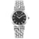 Mathey Tissot Women's Classic Black Dial Stainless Steel Watch