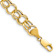 10k Yellow Gold 8.5mm Double Link Charm Bracelet