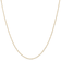 14k Yellow Gold 0.4mm Cable 16 Inch Chain