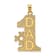 14K Yellow Gold Number 1 DAD Charm
