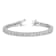 14K White Gold Lab Grown Diamond VS/SI GH, Tennis Bracelet