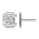 Rhodium Over Sterling Silver  LogoArt University of South Carolina Extra
Small Post Earrings