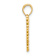14k Yellow Gold Polished Floral Heart Pendant