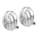 Rhodium Over 14k White Gold Non-pierced Stud Earrings