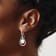 Rhodium Over Sterling Silver 6-7mm White Freshwater Cultured Pearl
Dangle Earrings