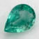 Zambian Emerald 8.11x5.83mm Pear Shape 0.97ct