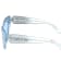 Swarovski Shiny Blue with Crystal Accent Frames/ Blue Lens Sunglasses