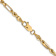 14k Yellow Gold 3mm Diamond-Cut Solid Milano Rope 18 Inch Chain