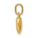 14k Yellow Gold 3D Polished Puffed Heart pendant