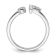 Rhodium Over 14K White Gold Lab Grown Diamond VS/SI GH, Initial F
Adjustable Ring