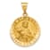 14k Yellow Gold Polished and Satin Saint Maria Goretti Medal Pendant