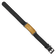 Black Leather and Stainless Steel Black IP-plated Bourbon Barrel Wood Bracelet