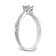 Rhodium Over 14K White Gold First Promise Diamond Promise/Engagement
Ring 0.05ctw