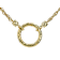 Rope Chain Necklace With Carabinear Clip In 18K Gold Over Sterling
Silver 3mm 22 Inch