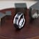 MAXIMUS Black Carbon Fiber Inlay Tungsten Carbide Wedding Band 8mm