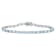 Sky Blue Topaz Tennis Bracelet In Sterling Silver 14.42ctw