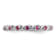 Sterling Silver Stackable Expressions Lab Created Ruby Ring 0.34ctw