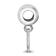 Sterling Silver Rhodium-plated LogoArt University of Memphis Small Bead