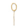 14k Yellow Gold Polished Cross Charm