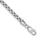 Rhodium Over 14k White Gold 3.6mm Round Box Link 28 Inch Chain
