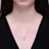 Initial G Mixed Cut CZ Pendant Necklace In Sterling Silver 18 Inch