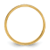 14K Yellow Gold 3mm Design Etched Wedding Band