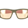 Dior 3D Brown Frame / Pink Silver Mirrored Lenses Sunglasses