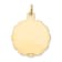 14k Yellow Gold Textured A Date To Remember Disc Charm